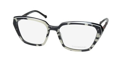NEW COCO SONG CV213 HOPE VILLAGE EYEWEAR PLASTIC BLACK 54-16-140 GEOMETRIC ITALY