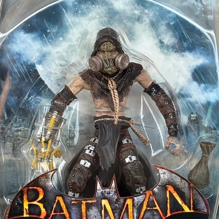 NUEVO Batman Arkham Asylum Espantapájaros Serie 1 Figura de Acción DC Sellado Directo Foto 2 de 4