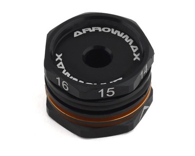 AM Arrowmax Black Golden Aluminum Ride Height Gauge (14-20mm) [AMX-171096]