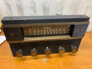 The Craftsmen 10 Antique FM/AM Tuner Tube Radio USA Made PARTS REPAIR AS IS