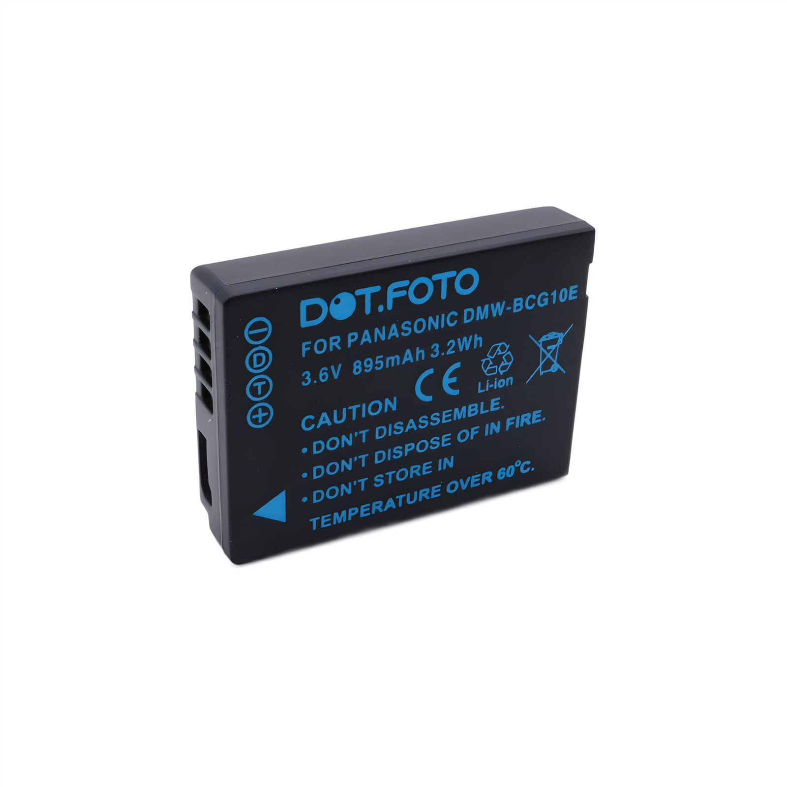 DMW-BCG10 Battery for Panasonic DMC-TZ6 TZ7 TZ8 TZ9 TZ10 TZ20 TZ30 TZ35 TZ65