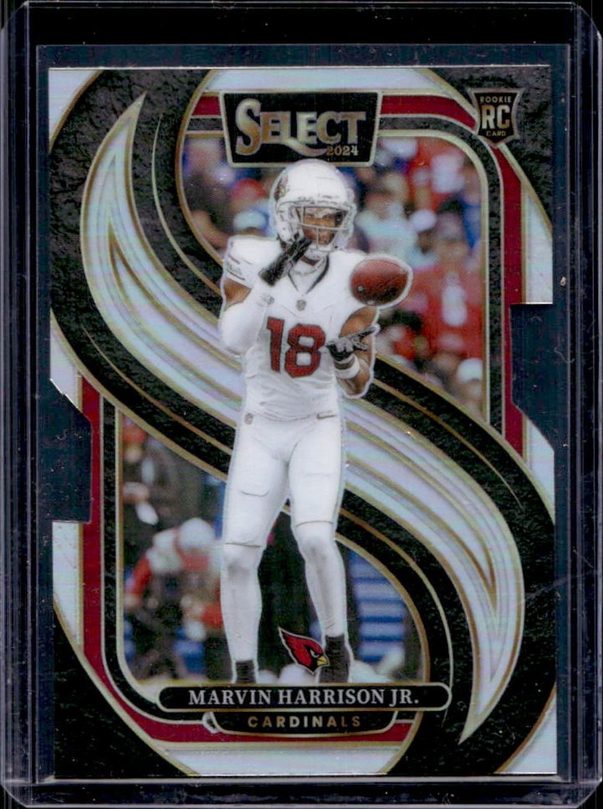 2024 Select Marvin Harrison Jr. Premier RC Silver Prizm Die-Cut #115 Cardinals