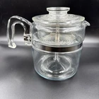 Vintage  Pyrex Flameware 7756-B Glass Percolator 6 Cup Coffee Pot COMPLETE!