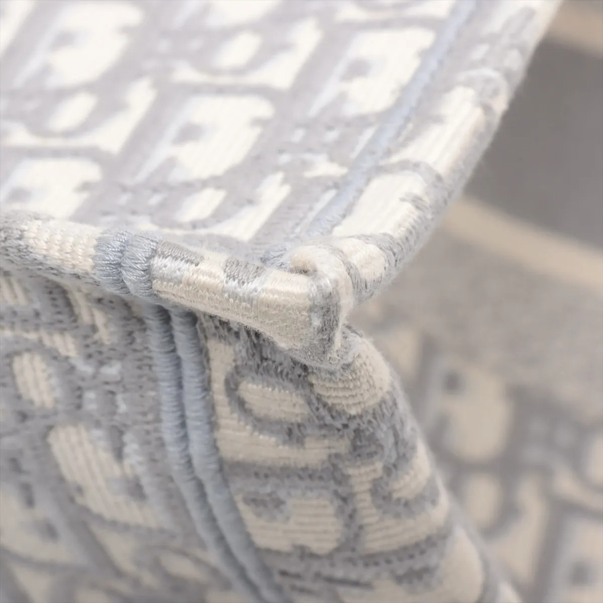 Christian Dior Oblique Book Tote Medium canvas Tote bag Gray open papers thumbnail 11