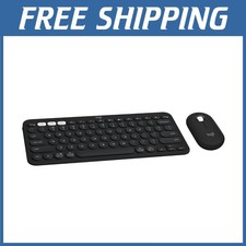 Quiet  Portable Wireless Keyboard Mouse Combo