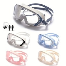 Outdoor Swimming Goggles Anti-Fog Wide View Scuba Diving Swimming Glasses with E