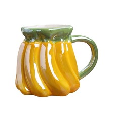 Coffee Cup Tea Cup Reusable Cute Drinkware Banana Milk Mug for Birthday Gift