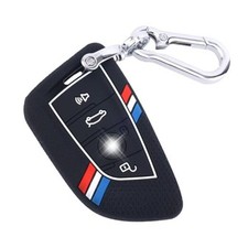 Key Fob Protector Kit, Striped Silicone Car Remote Cover Shell Case for 2 4 5