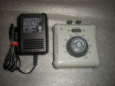 OEM Bachmann 46605A Train Speed Control Controller & AC1601000 Hobby Transformer
