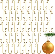 100 Pack Ornament Hooks, Christmas Ornament Hooks Ornaments Hangers Hooks for Ch