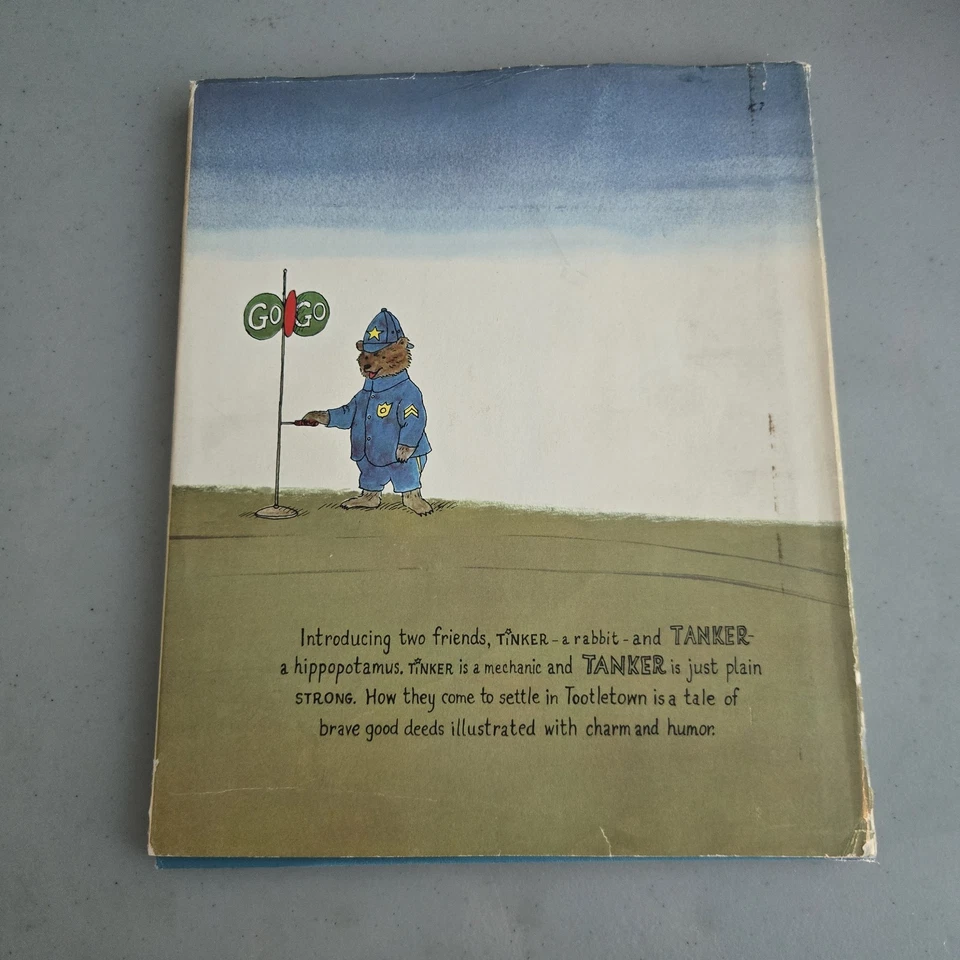 Richard Scarry / Tinker and Tanker 1st Edition in DJ 1960 Vtg Childrens Book HTF Foto 3 de 4