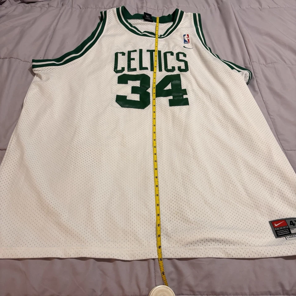 Camiseta deportiva de baloncesto Nike Paul Pierce Boston Celtics Swingman blanca talla 4XL Foto 2 de 4