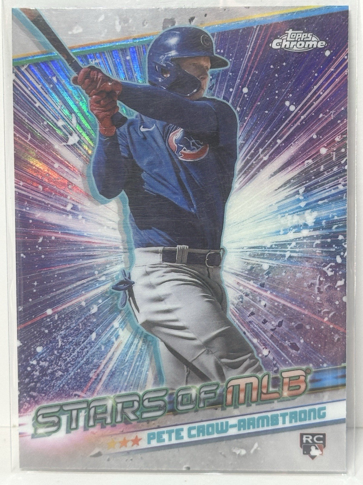 2024 Topps Chrome Pete Crow-Armstrong PCA Stars of MLB ROOKIE #CSMLB-25 RC