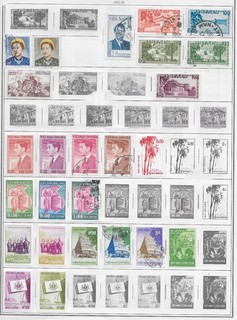 25 Vietnam Stamps from Quality Old Antique Album 1951 1958