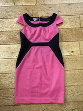 London Style Pink Wedding Guest evening Bodycon Dress Size 12