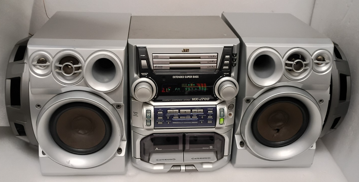 Vintage JVC MX-J700 Stereo System ALL BAD SHAPE PARTS PLEASE READ