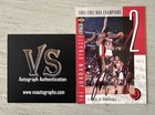 Michael Jordan Signed Autograph Card With Coa  — photo 1
