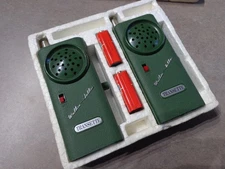 Transette by Midland walkie-talkie set model # 13-025 vintage 1968 1960s