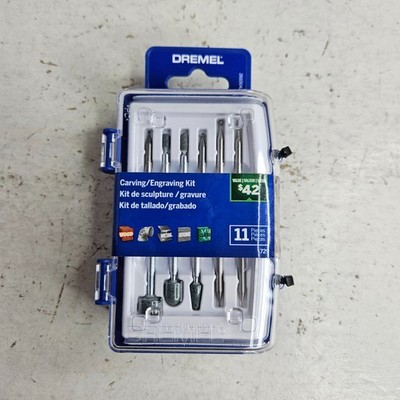 Dremel Carving Engraving Accessory Micro Kit Set Compact Standard (11-Pieces)