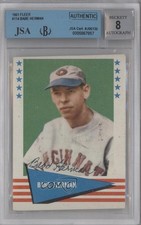 JSA Certified 1961 Fleer Baseball Greats Babe Herman #114 Encased by BGS 0q3
