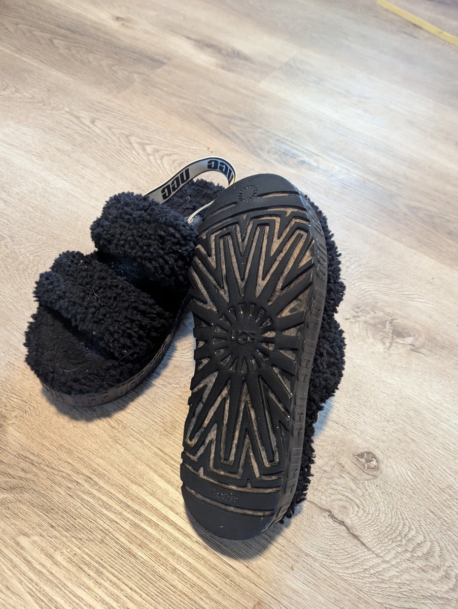 Ugg Chunky Furry Sandals View 5