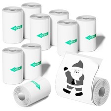 10 Rolls Mini Thermal Printer Sticker Paper, 57 X 25mm,