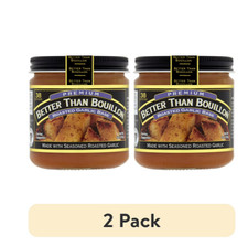  2 pack Better Than Bouillon Premium Roasted Garlic Base, Shelf-Stable, 8 oz Ja