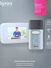 Byron 22815 Wireless Video Door Phone Intercom White Doorbell Systems