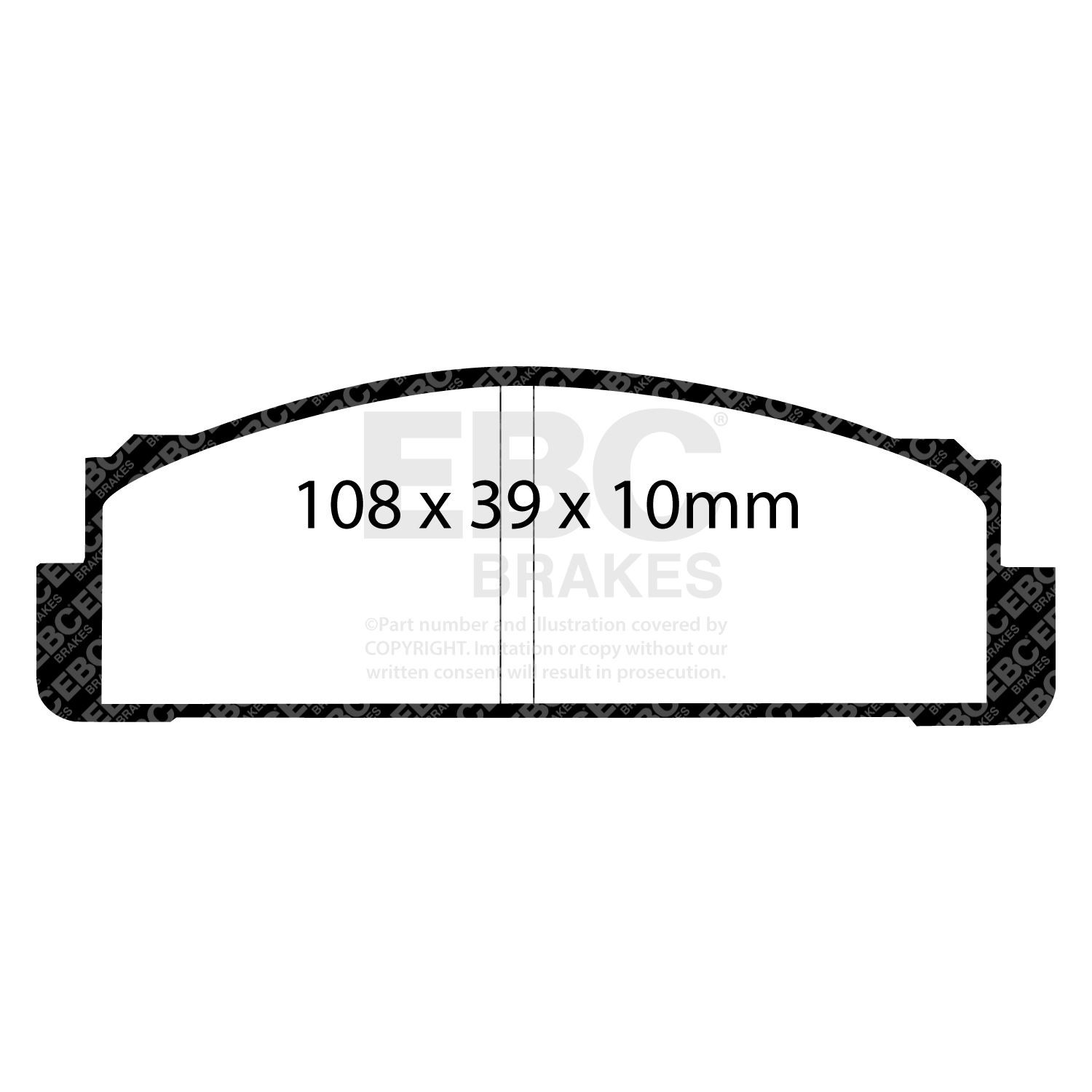 EBC DP3130C BRAKE PAD SET DISC BRAKE Rear