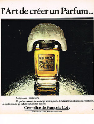 WERBUNG WERBUNG 044 1975 COTY Parfum KOMPLICE