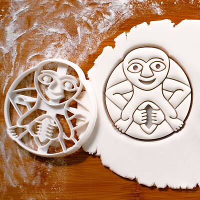 Sheela Na Gig Cookie Cutter - art history woman body culture goddess archaeology