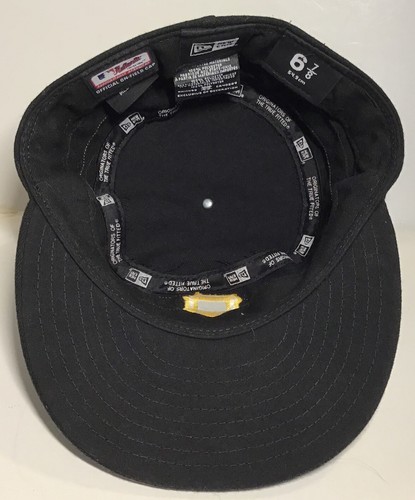 New Era Pittsburgh Pirates Black Cap Hat Size 6 7/8 - Picture 6 of 8