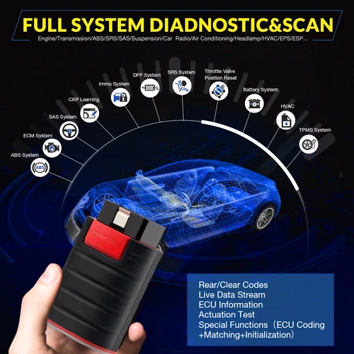 THINKCAR Thinkdiag Bidirectional Free Full Software OBD2 Scanner Diagnostic Tool