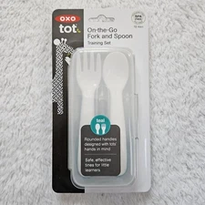 Oxo Tot On The Go Fork and Spoon Set - NIB
