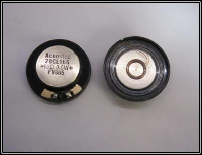 Acoustec Lautsprecher Speaker Ø28mm 16 Ohm 0,5W 28CL16G 2 Stück