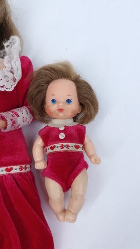 Heart Family Mom and Toddler Outfit Vintage 1985 Mattel Barbie Kiss n Cuddle - Bild 3 von 15