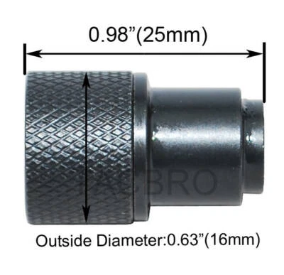 TB ACCESSORIES M8x.75 to 1/2x28 Converter Set for S&W22/Walther P22