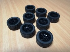 LEGO Technic 8 Stück Reifen 43.2 x 22 ZR schwarze Felge / TECHNIK