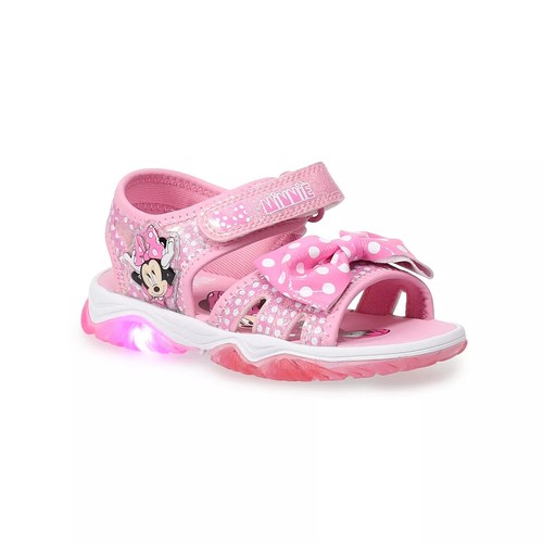 New Disney's Minnie Mouse Toddler Girls' Light-Up Sandals 6 7 8 9 10 | eBay