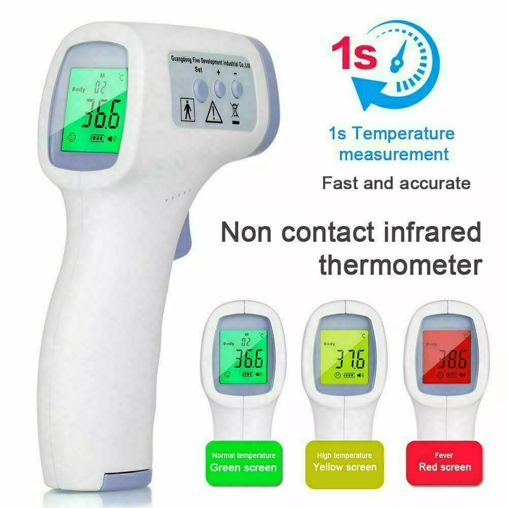 Medical Thermometers for Baby and Adults Infrared Plastic Fever