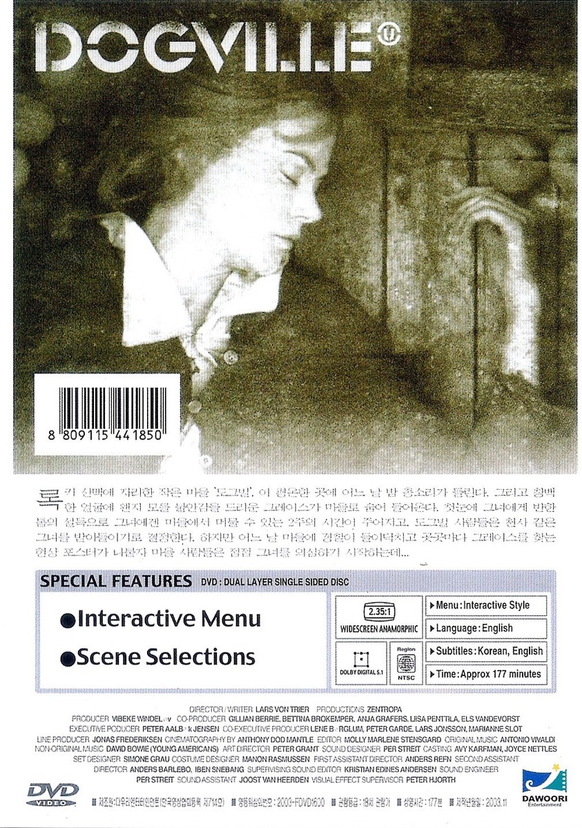 Dogville Special Edition IMPORT DVD Lars Von Trier Nicole