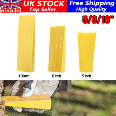 1/3PCS Fällkeile 5/8/10'' aus Kunststoff ABS Forstkeil Tree Felling Wedges DE