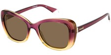 Polaroid Polarized Women's Violet/Beige Butterfly Sunglasses PLD4132SX0S2NSP