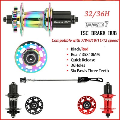Pro 7 36h Rear Hub Bearing 36Holes Freehub Bike Four Palin 32H Rear Hub
