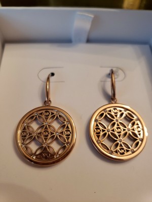 michael kors disc earrings