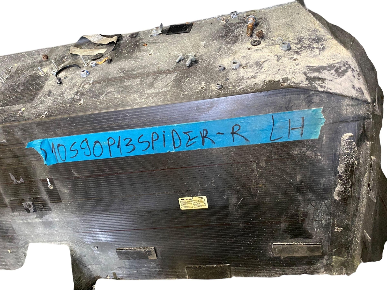2019-2021 MCLAREN 600LT SPIDER CARBON FIBER BODY SHELL TUB *ENGINE FIRE* OEM