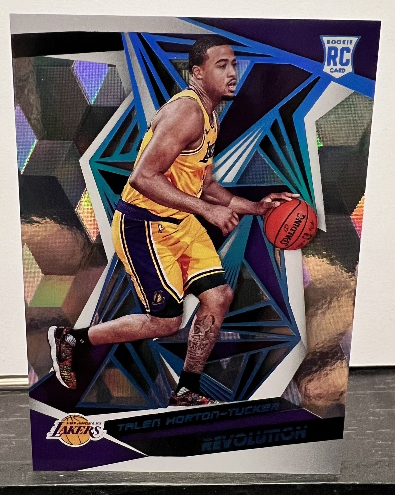 2019-20 Panini Revolution /50 Talen Horton-Tucker RC CUBIC SSP LAKERS THT Jazz