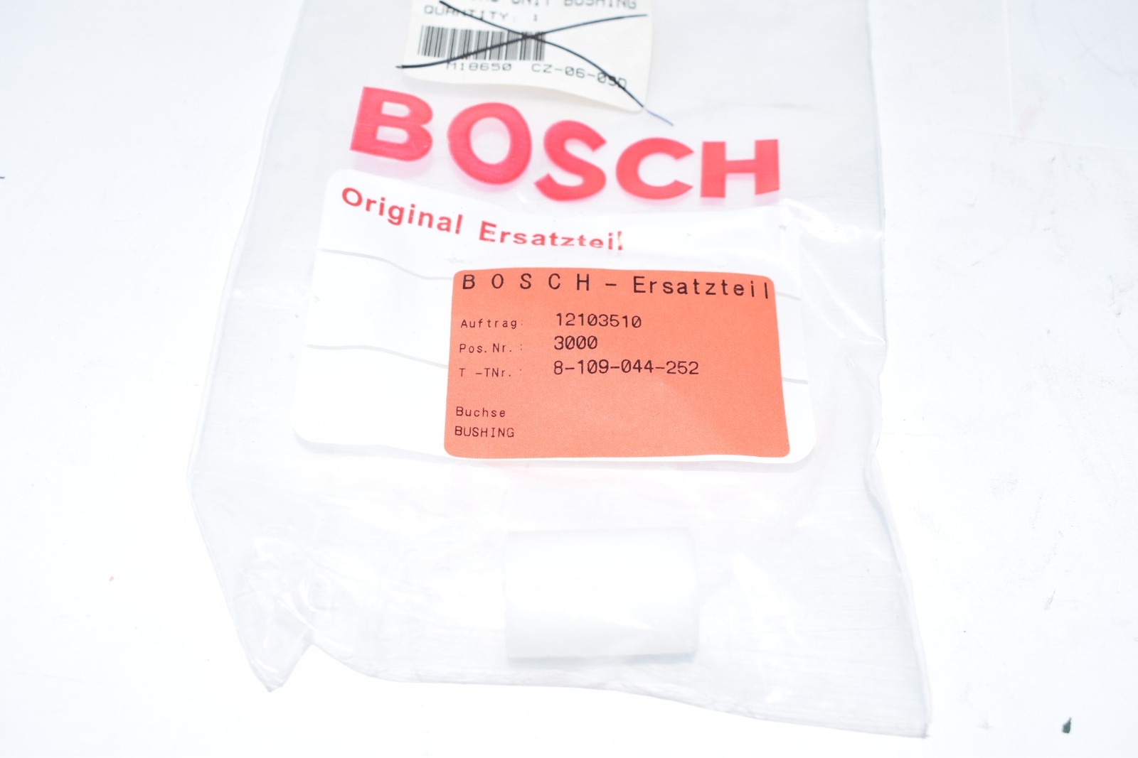 NEW Bosch 12103510 Bushing Flooding Unit