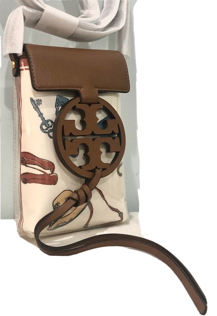 miller clear printed crossbody