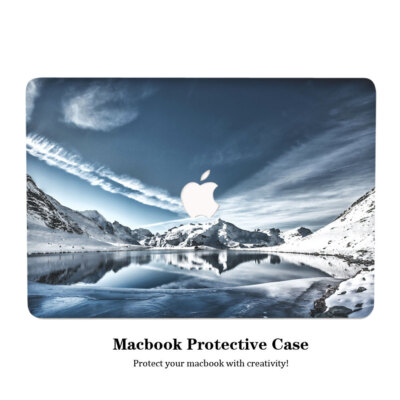 Snow Mountain Lake Scenery Case For Macbook M1 M2 Air 13 12 11 Pro 14 15 16 inch